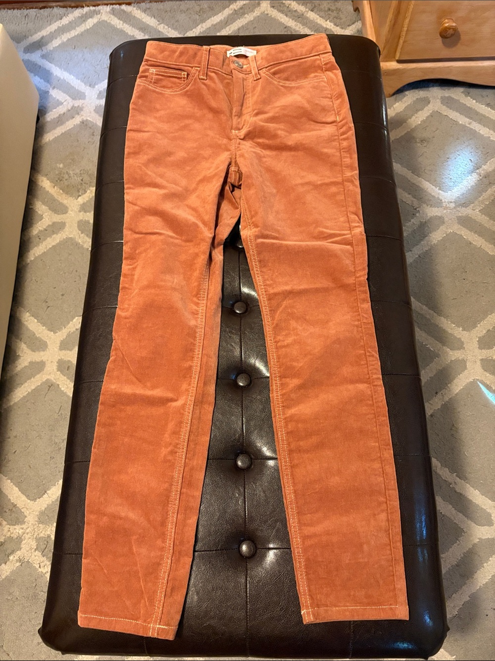 LC Lauren Conrad corduroy high rise skinny pants